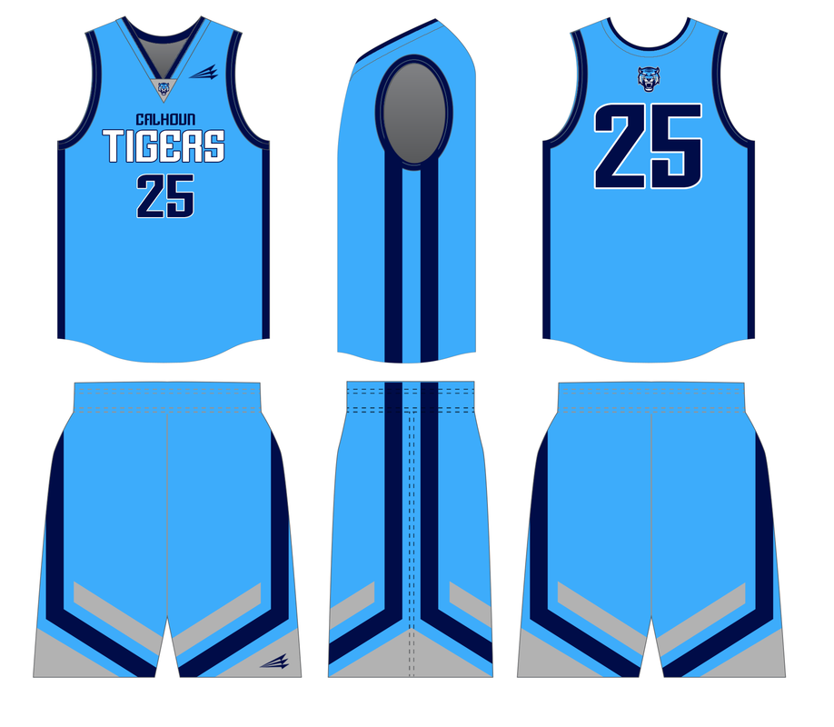 Calhoun Tigers Custom Modern Basketball Jerseys