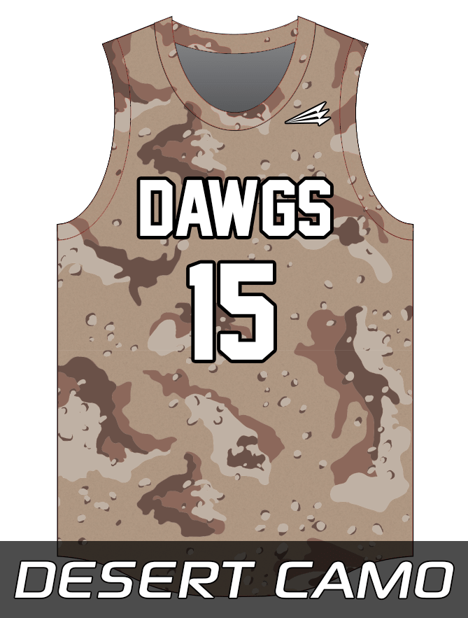 Custom) Gettee Clothing - KEP Camo Basketball Jersey A35 - Gettee Store