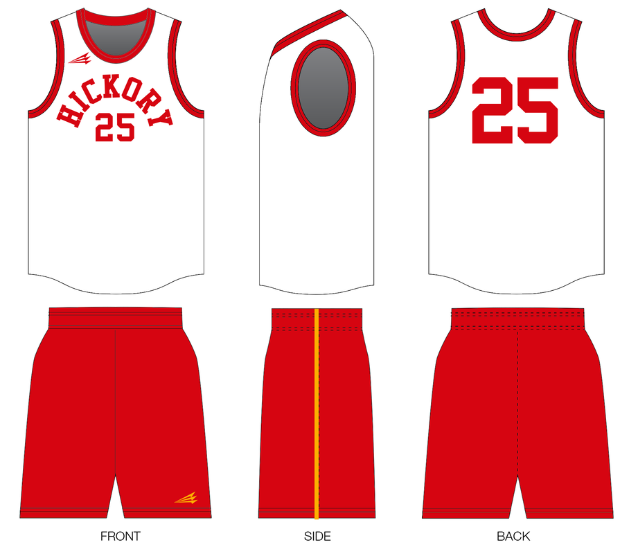 Hickory 15 Basketball Costume Set: Tank Top, Gold Shorts, and Jersey for Halloween Cosplay - 2XL
