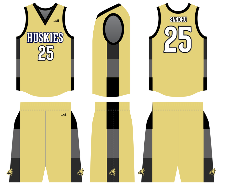 North Delta Huskies Custom Retro Basketball Jerseys